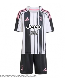 Juventus Maglia Gara Casa Repliche 2025-26 Bambino